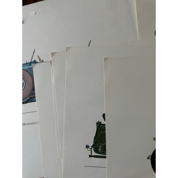 Old Cars Prints (16) Ariel Press Philip L. Sumner Portfolio Cadillac READ NOTE - Picture 7 of 9